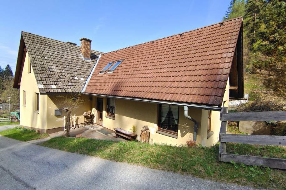 Wo der Mühlbach rauscht - die Entstehungsgeschichte eines Landhauses mit Waldanteil in Aussichtslage, Haus-kauf, 198.000,€, 8822 Murau
