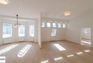 Stilvolle Dachgeschoss-Maisonette mit ca. 37 m² Terrasse, Klimaanlage &amp; Altbaucharme bei Wien Mitte