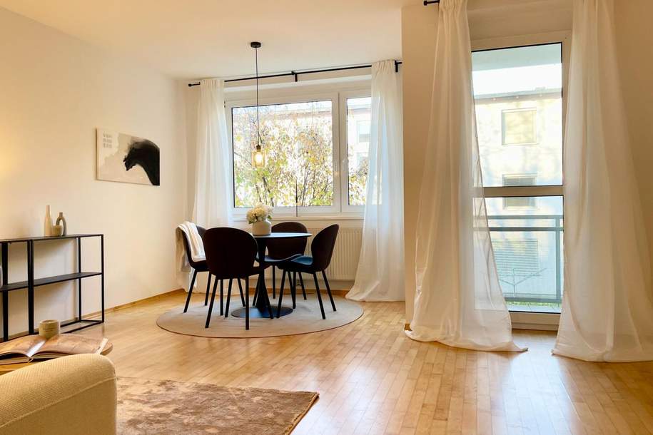 Idyllisch leben am Stadtrand – Lichtdurchflutete Wohnung mit Balkon ins Grüne, Wohnung-kauf, 199.000,€, 8042 Graz(Stadt)