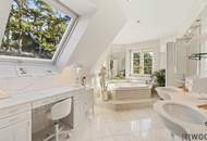Private Estate Villa mit Fernblick | Privatwald | Virtual Tour | 4.200m2 Garten | 25 min. in den 1. Bezirk | Pool &amp; Sauna