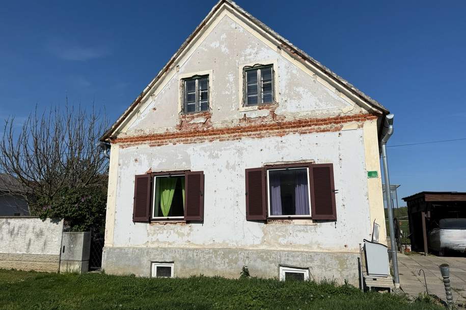 Sanierungsbedürftiges Haus mit großem Grundstück, idyllische Lage, Haus-kauf, 94.000,€, 7474 Oberwart