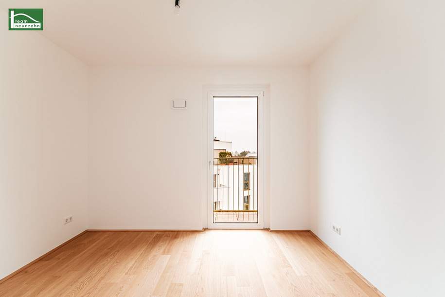 Sie werden es lieben – durchdachte Grundrisse mit Freiflächen im Grünen – Niedrig-Energie-Standard, Wohnung-kauf, 232.700,€, 1210 Wien 21., Floridsdorf