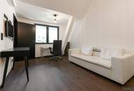 Luxus-Dachgeschoss 133,81 m² mit Terrasse, Designer-Inselküche & Spa-Bad – Weinbergblick + Poolnutzung - Voll möbliert