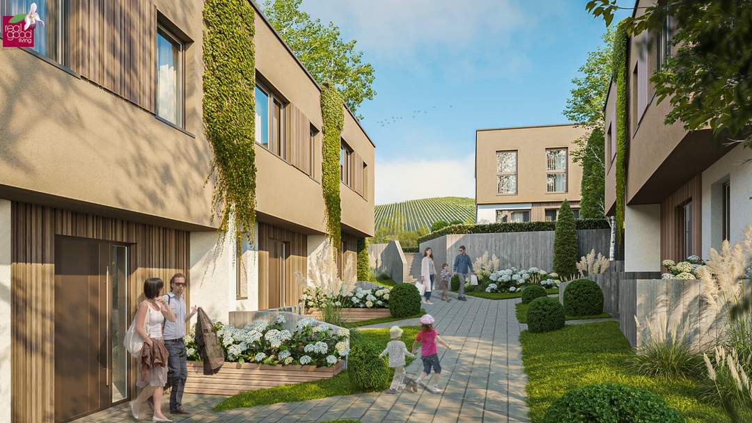 Modernes 4-Zimmer-Reihenhaus in ruhiger Lage von Rehberg bei Krems Belagsfertig | Eigengarten & Terrasse | Wohnbauförderung möglich