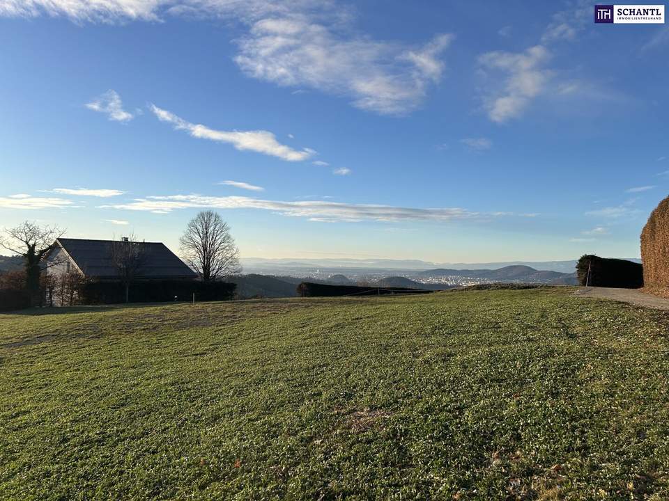 Ihr Logenplatz über Graz: Exklusives Panoramagrundstück in Weinitzen mit traumhafter Aussicht in idyllischer Ruhelage – Jetzt besichtigen!