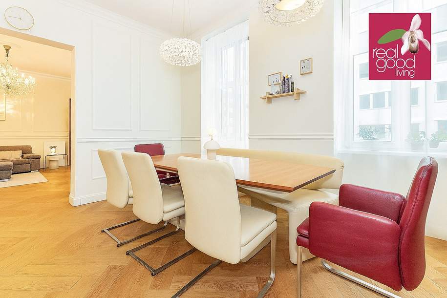 Wien Mitte: 4-Zimmer-Altbau | Luxussanierung | Balkon genehmigt | Nähe U3/U4 & Innenstadt, Wohnung-kauf, 980.000,€, 1030 Wien 3., Landstraße