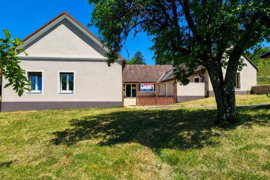 Haus mit 2 getrennten Wohneinheiten und Kellerstöckl mit Wiesen und Äcker, Haus-kauf, 250.000,€, 7532 Oberwart