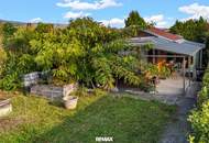 "Gartenparadies am Wiener Neustädter Kanal – 612 m² mit Gartenhaus und Wintergarten!"