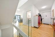 Maisonette mit Dachterrasse, Whirlpool &amp; Panoramablick - Ihr Penthouse-Traum mit Garagenplatz und Massmöbel in Hollabrunn!