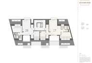 Exklusiver Erstbezug: 3-Zimmer-Dachgeschosswohnung mit sonniger Terrasse