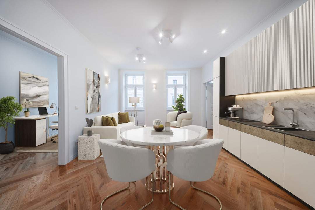 Helle 3-Zimmer-Wohnung mit durchdachter Raumaufteilung