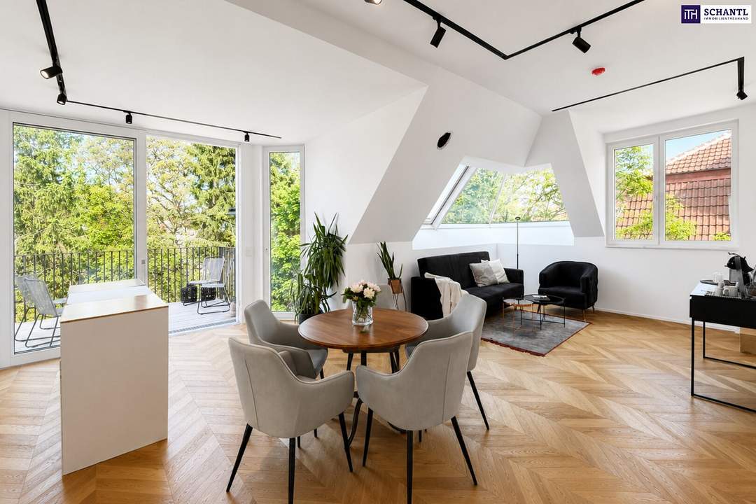Moderne 3-Zimmer-Wohnung mit großer Dachterrasse – Lichtdurchfluteter Erstbezug nahe Schönbrunn!