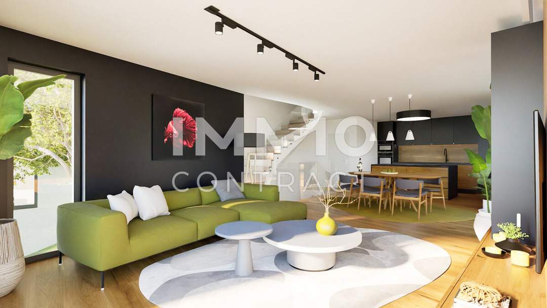 Moderne Architektur zwischen Natur und Stadt - Neubau-Doppelhaushälfte in ruhiger Lage nahe Wien