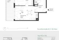 Frisch sanierte 2-Zimmer-Wohnung mit großer Terrasse