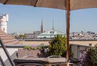 FULLY FURNISHED ROOFTOP APARTMENT WITH AC_Spacious living-dining area & 2 bedrooms