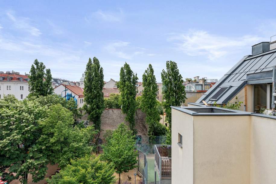 Über den Dächern des 7. Bezirks. Exklusive Dachgeschoßwohnung mit Terrasse in der Burggasse!, Wohnung-kauf, 890.000,€, 1070 Wien 7., Neubau