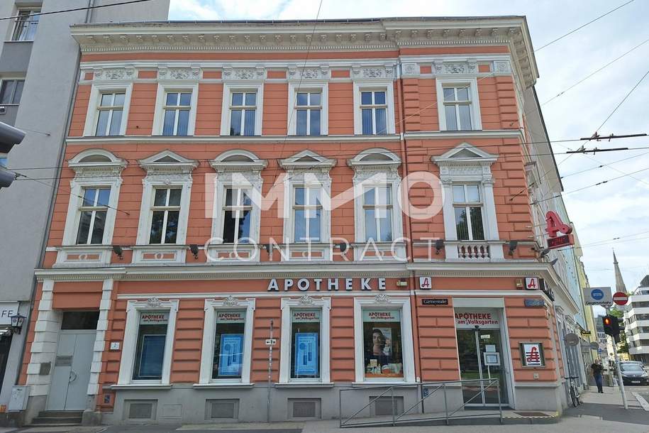 ** NEUER PREIS** Repräsentatives Büro mit Blick auf den Volksgarten, Gewerbeobjekt-miete, 1.296,96,€, 4020 Linz(Stadt)