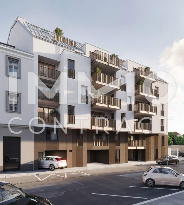 Moderner Neubau im Dachgeschoss – 3-Zimmer-Wohnung mit Freifläche