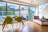 Rarität: Hochwertige 2 Zimmer Dachgeschoßwohnung mit Terrasse in Hofruhelage