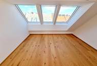 Wohnen mit Schlossblick! Exklusive Dachgeschoss-Perle mit viel Grün und Privatsphäre + 3 Zimmer + Nachhaltige Erdwärme + Höchste Qualität!