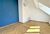 GONZAGAGASSE, BÖRSE-NÄHE, klimatisiertes 122 m2 Dachgeschoss mit 8 m2 Terrasse, 3 Zimmer, Komplettküche, 2 Bäder, Parketten