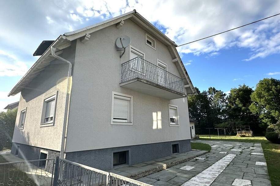SANKT THOMAS, Einfamilienhaus mit großem Garten, 5 Zimmer, Wohnküche, 1139 m2 Grundstück, Wirtschaftsgebäude, Haus-kauf, 395.000,€, 9400 Wolfsberg