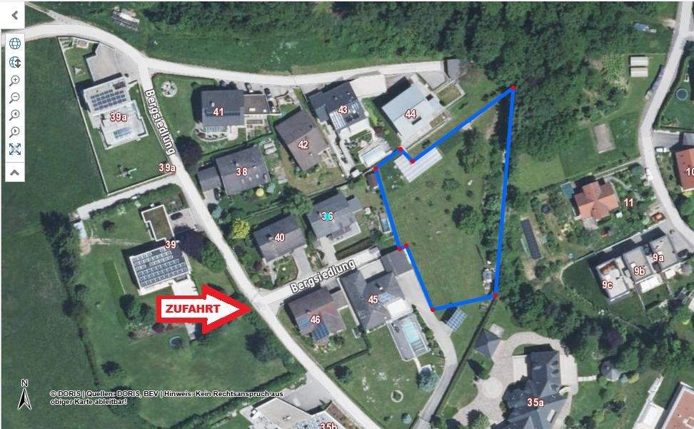 Großes Grundstück in der Bergsiedlung- auch teilbar !!! Herrliche Aussicht