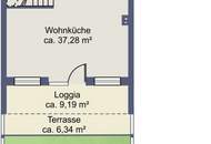 Neue Wohnhausanlage mit 7 Reihen- und 4 frei stehenden Wohnhäusern in Ybbs an der Donau