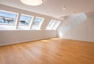 moderne Dachgeschoss Wohnung mit Klimaanlage und Terrasse beim Belvedere