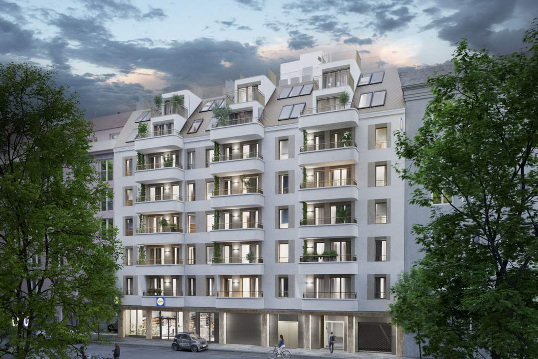 Moderne City-Wohnung mit 2 Zimmern im Neubauprojekt