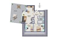 Komfort pur: 3-Zimmer-Wohnung mit sonniger Terrasse in ruhiger Lage mit TG-Platz