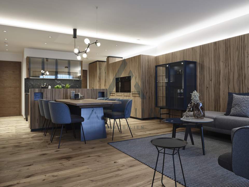 Möblierte Gartenwohnung in ruhiger und zentrumsnaher Lage mit Kaiserblick