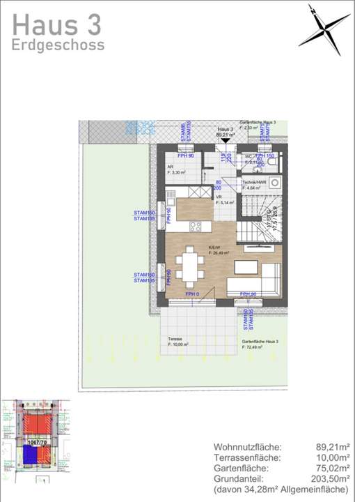 Doppelhaushälfte im 22. Bezirk - Fertigstellung 2026