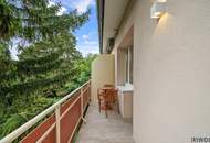 Zentrale und hochwertig Sanierte 1-Zimmer-Wohnung mit SÜD-WEST-Terrasse und Grünblick in gepfegter Anlage