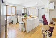 Helle Maisonettewohnung mit großer Dachterrasse in Kaisermühlen