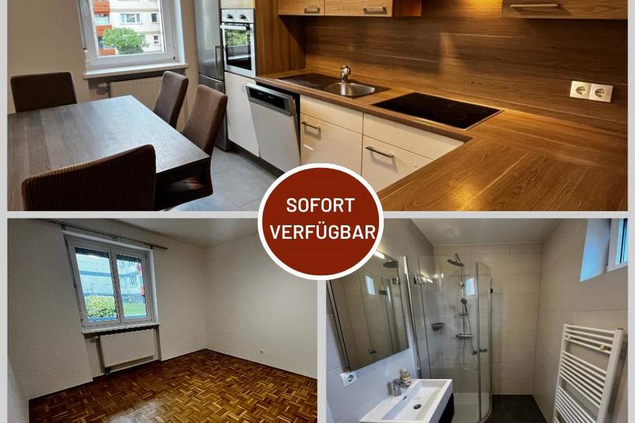 Renovierte 3-Zimmer-Wohnung mit Einbauküche in Grieskirchen, Wohnung-miete, 1.100,00,€, 4710 Grieskirchen
