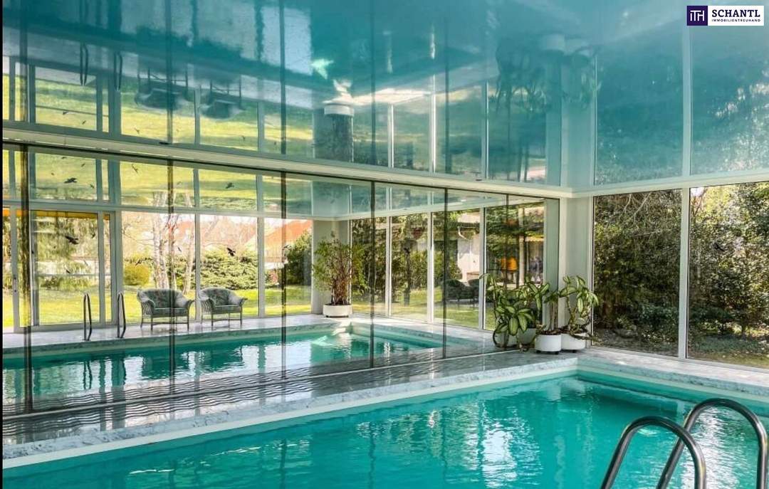 Traumhafter Bungalow ++ Villa mit Indoor-Pool ++ Weinkeller ++ Wunderschöner Gepflegter Garten ++ Perfekte Lage in Gänserndorf ++ Beeindruckende Architektur ++ Vielseitige Nutzungsmöglichkeiten ++