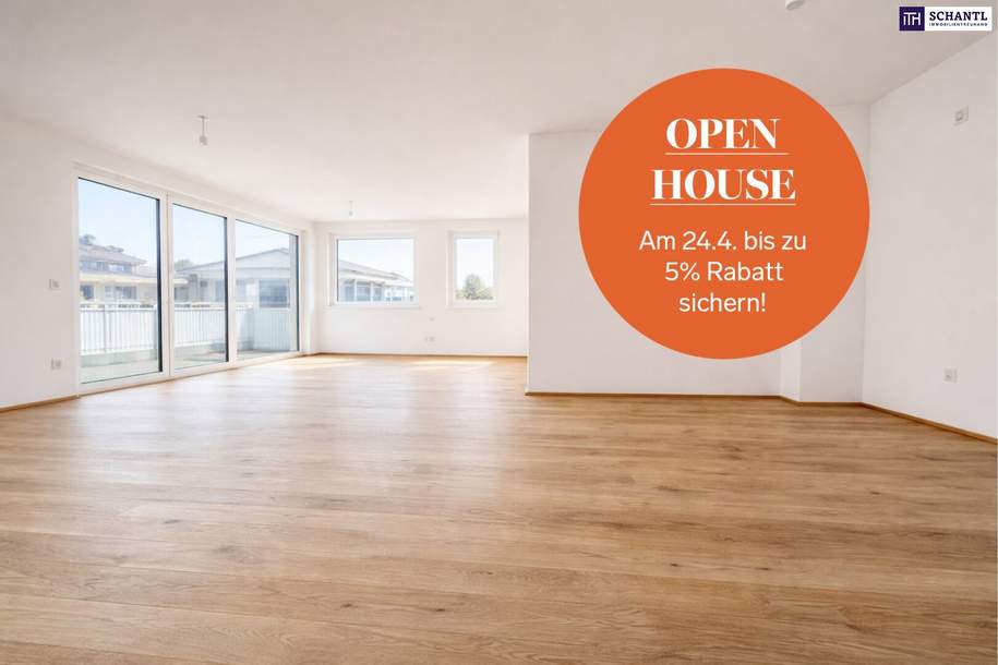 OPEN HOUSE 24.4.! Bis zu -5% Rabatt sichern! Koffer packen und einziehen: 3-Zimmer I Großzügige Raumaufteilung I Wohlfühl-Balkon I Hochwertige &amp; Nachhaltige Ausführung I Ideale Anbindung I Top-Infrastruktur!, Wohnung-kauf, 461.866,€, 2320 Bruck an der Leitha