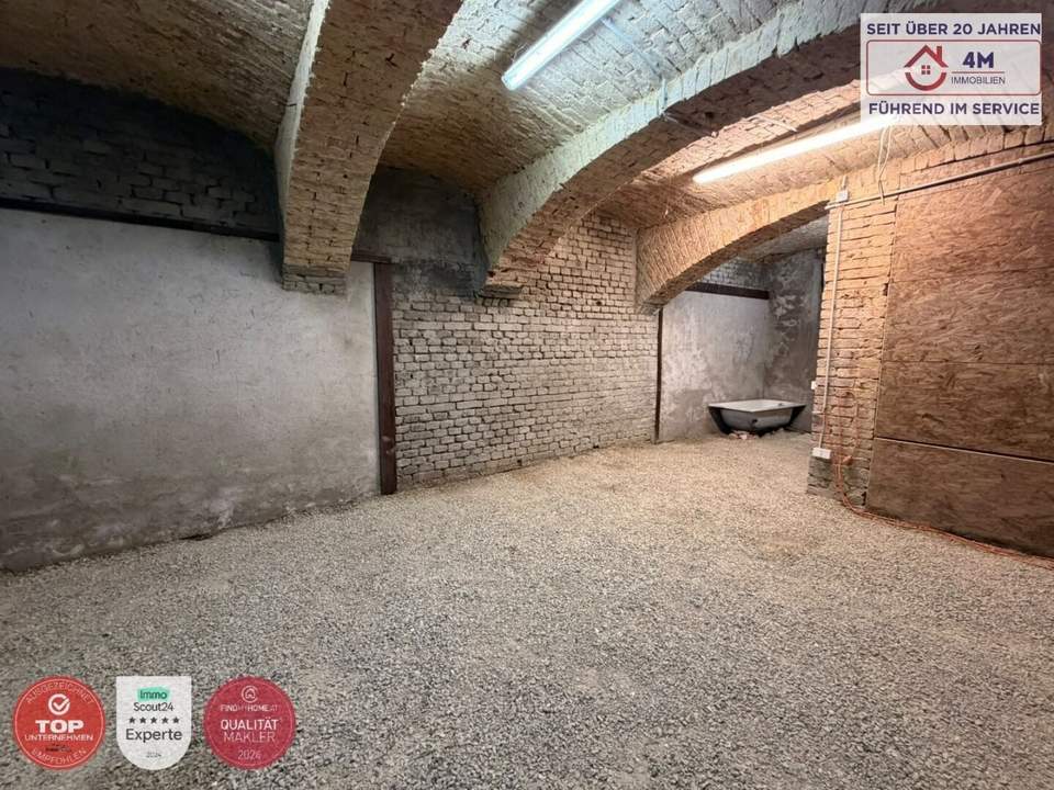 Vielseitig nutzbarer Souterrain-Lagerraum mit Ausbaupotenzial!
