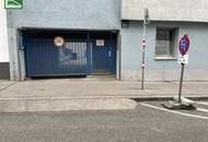 Direkt befahrbare Garagenbox mit Sektionaltor im Innenhof inkl. Strom (Nettopreis) - ausgezeichnete Lage (direkt beim Bahnhof Meidling)