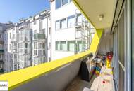 Ab Neujahr: ruhige 3 Zimmer Maisonette Wohnung mit südseitiger Loggia - nahe Mariahilfer Straße!