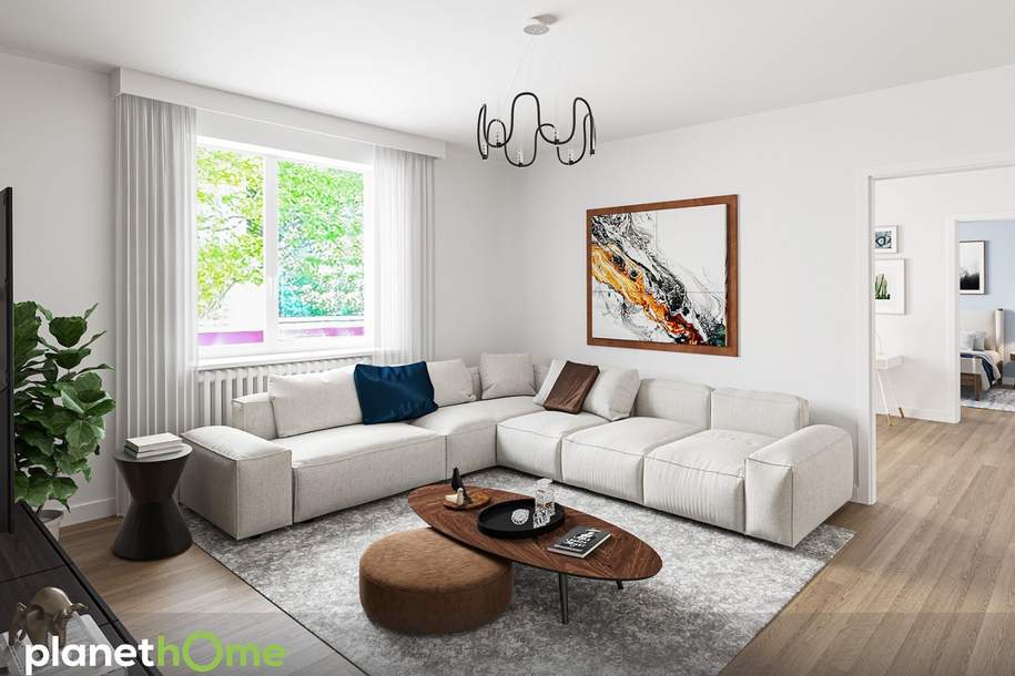 Cottage-Feeling: 3-Zimmer-Wohnung mit Balkon beim Währinger Park, Wohnung-kauf, 340.000,€, 1180 Wien 18., Währing