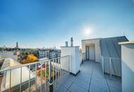 !!! EXKLUSIV !!! >> luxuriöse DG Wohnung mit eigenem Liftzugang, zwei Bäder und Dachterrasse >> TOP Anbindung