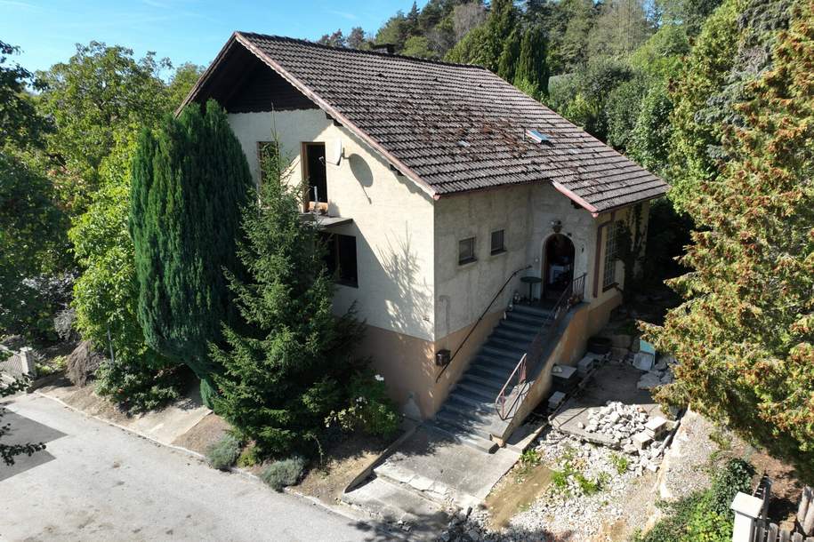 Besichtigungstag 30.9. und 1.10., nur mit Voranmeldung möglich! Wohnhaus mit schöner Aussicht in Maria Taferl, Haus-kauf, 90.000,€, 3672 Melk