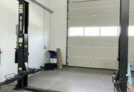 Mitbenutzer gesucht!!! Große Halle, Werkstatt mit Lichtkuppel, Sektionaltor 5m breit, 4,10m hoch und WC, inkl. PKW Parkplatz und 2 Hebebühnen