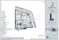 DANUBEFLATS: Attraktiv möbliertes Apartment mit tollem Balkon - Pool, Sauna, Gym, Lounges, Billa