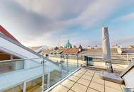 Exklusive Dachwohnung mit Stadtblick im Altbaupalais