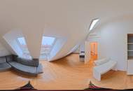 Hochwertige 120 m² Dachgeschoss-Traumwohnung mit 2 Terrassen im Herzen von Döbling