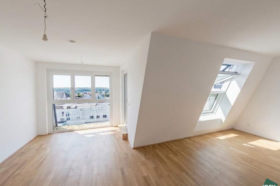 Helle 2-Zimmer-Dachgeschosswohnung mit großer Terrasse &amp; Grünblick, Wohnung-miete, 1.190,00,€, 1140 Wien 14., Penzing