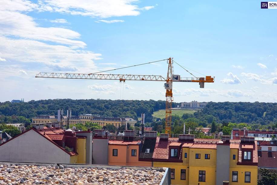 Ein Zuhause mit königlichem Panorama! Modernes Dachgeschoss + Traumblick + 3 Zimmer + 2 Terrassen + Eco-freundliche Erdwärme + Viel Grün + Viel Privatsphäre!, Wohnung-kauf, 655.000,€, 1140 Wien 14., Penzing